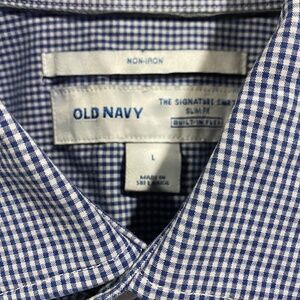 MENS (L) Classic Old Navy long sleeve button up (pre-owned)